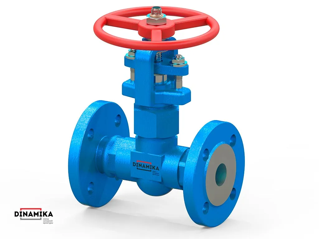 Клиновая задвижка 31нж77нж Ду25 Ру250 фланцевый - фото